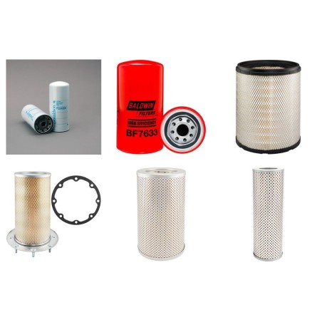Filter kit suitable for CAT 215 Serial No 9YB1-