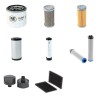 Filter kit suitable for CAT 301.4C with Yanmar 3TNV76 Engine YR 2012-