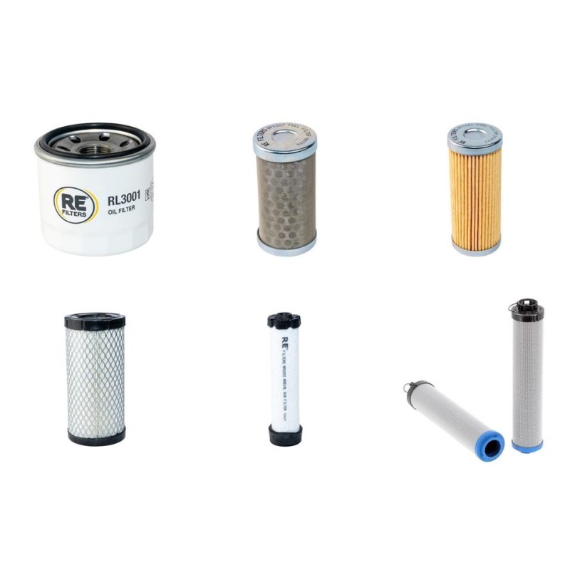 Cat 3014C Filter Service Kit with Yanmar 3TNV76 Engine