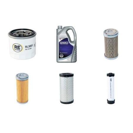 Engine Filter & Lubricant kit suitable for Cat 301.4C with Yanmar 3TNV76 Eng.