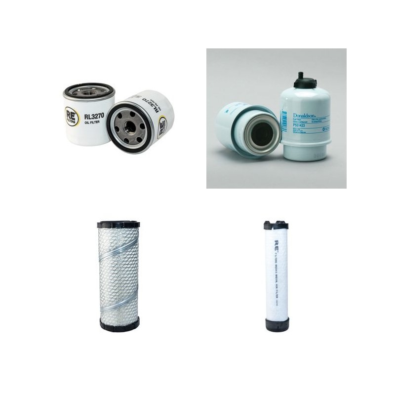 Filter kit suitable for CAT 302.5 with Perkins Engine YR -2005 Air Oil Fuel Filters