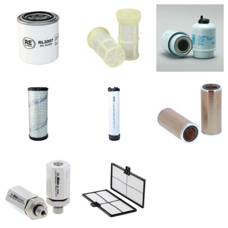 Filter kit suitable for CAT 304CCR with Mitsubishi S4Q2 Engine