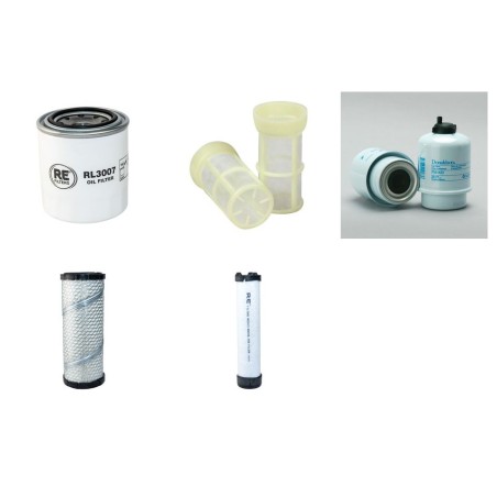 Filter kit suitable for CAT 304CCR with Mitsubishi S4Q2 Engine Air Oil Fuel Filters