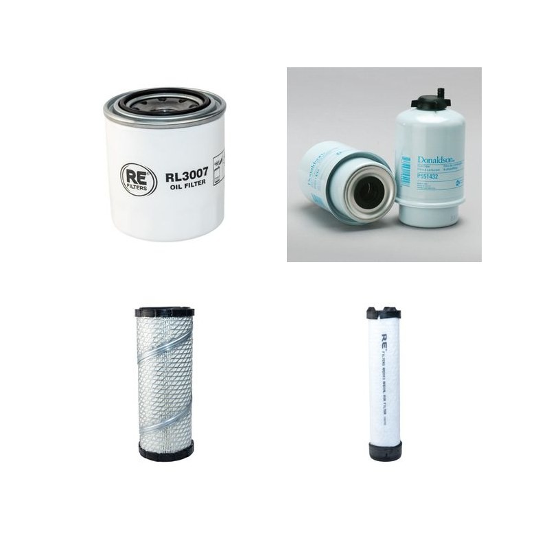 CAT 304 D CR Filter Service Kit Air Oil Fuel Filters w/Mitsubishi Eng.