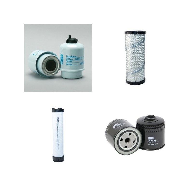 Filter kit suitable for CAT 304.5 with Perkins Engine Air Oil Fuel Filters