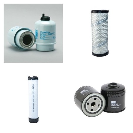 Filter kit suitable for CAT 304.5 with Perkins Engine Air Oil Fuel Filters