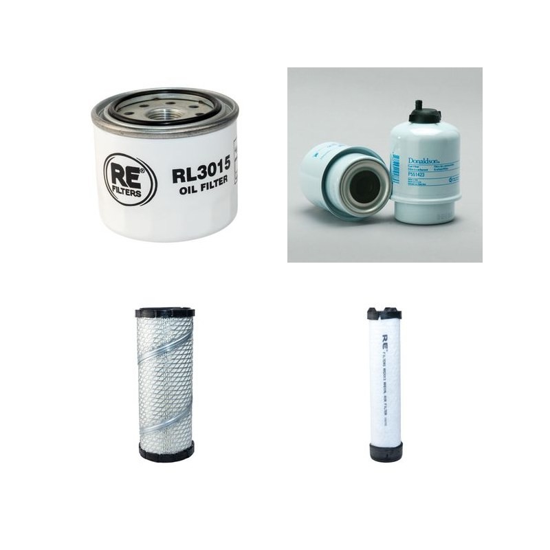 CAT 305 CR Filter Service Kit Air Oil Fuel Filters w/Mitsubishi K4N Eng.