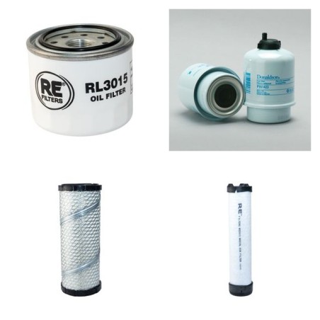 CAT 305 CR Filter Service Kit Air Oil Fuel Filters w/Mitsubishi K4N Eng.