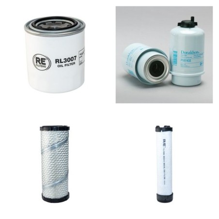 CATERPILLAR 305 D (CR) Filter Service Kit w/Mitsubishi S4Q2 Eng. Air, Oil, Fuel Filters