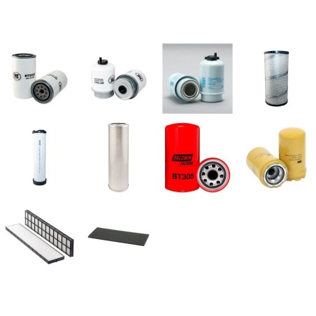 Filter kit suitable for CAT 312B with Perkins Engine