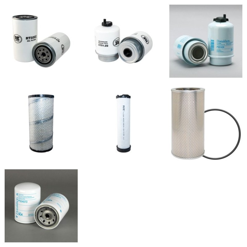 Filter kit suitable for CAT 312 with 3054T Engine Serial No 6BL1/3ZM1/4MM1-
