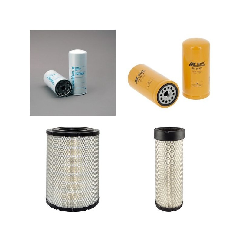Caterpillar 312C - 312CL Filter Service Kit - Air - Oil - Fuel Filters