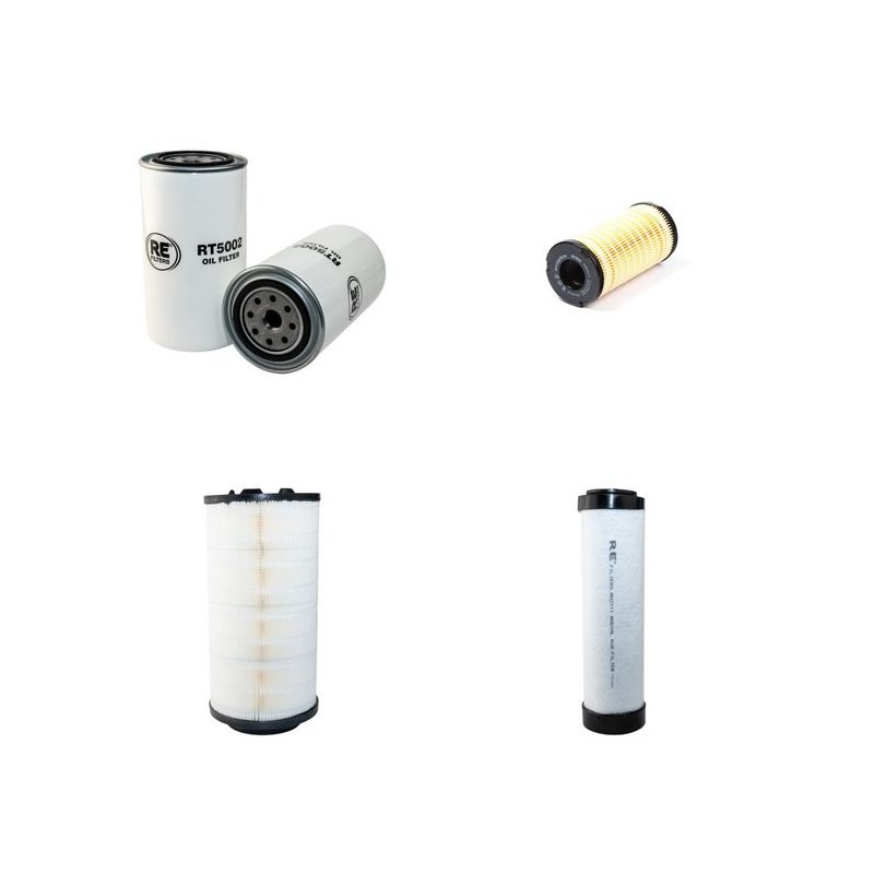 Filter kit suitable for CAT M313C with Perkins 3054E Engine Serial No engine CRX 4710- Air Oil Fuel Filters