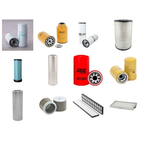Filter kit suitable for CAT 324D/D-LN with CATERPILAR C7 Engine