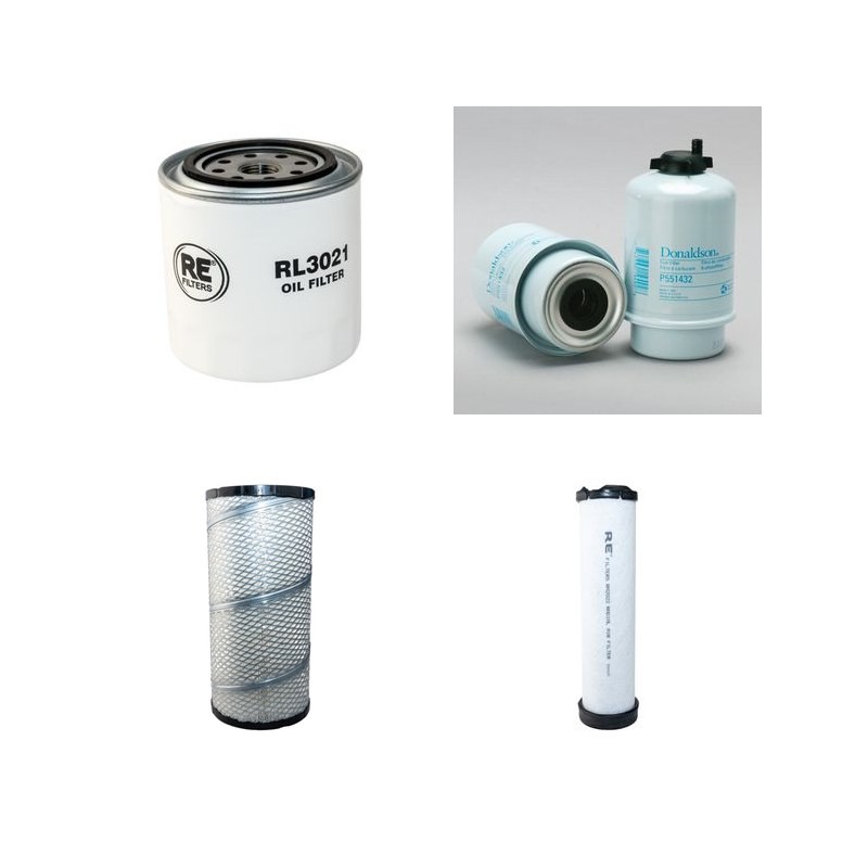 Filter kit suitable for CAT 908H with 3044C DIT Engine YR 2007- Air Oil Fuel Filters