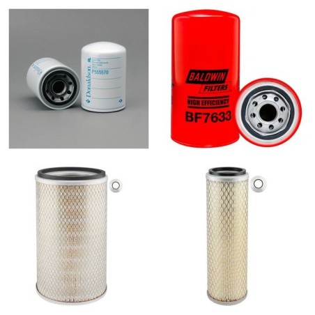 Filter kit suitable for CAT 931-C/2BJ1 Serial No 7HT1-/ 8AF1-/5LG- Air Oil Fuel Filters