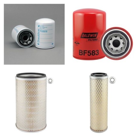 Filter kit suitable for CAT 935B Serial No 3DF1- Air Oil Fuel Filters