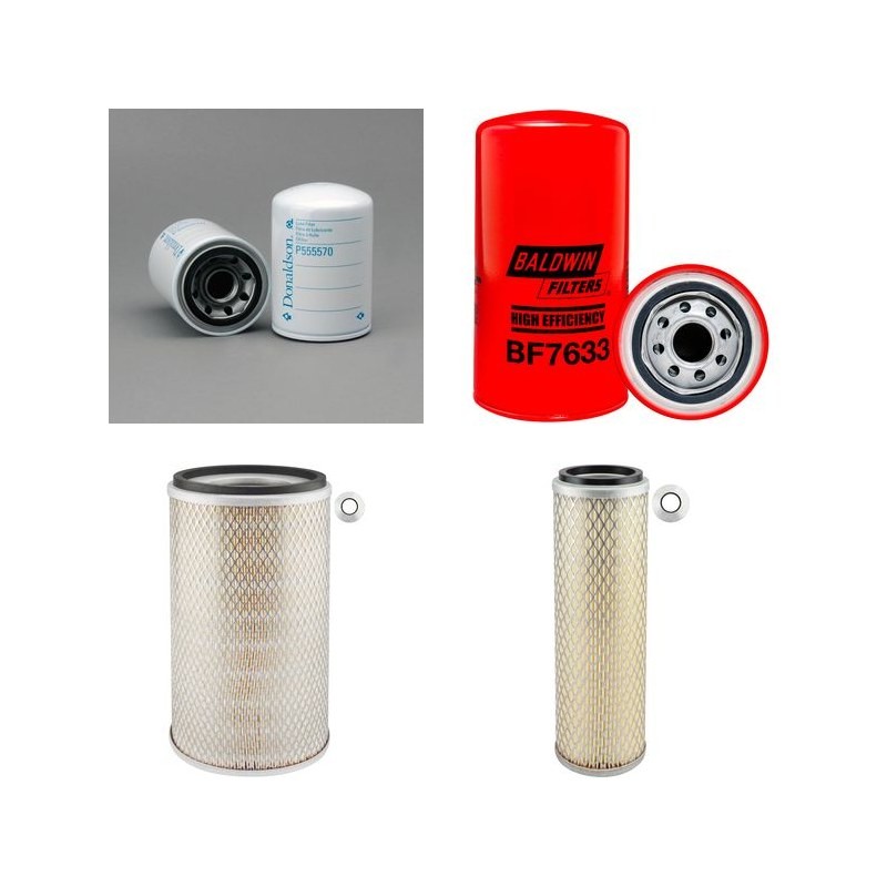 Filter kit suitable for CAT 935C Serial No 8CF1- Air Oil Fuel Filters