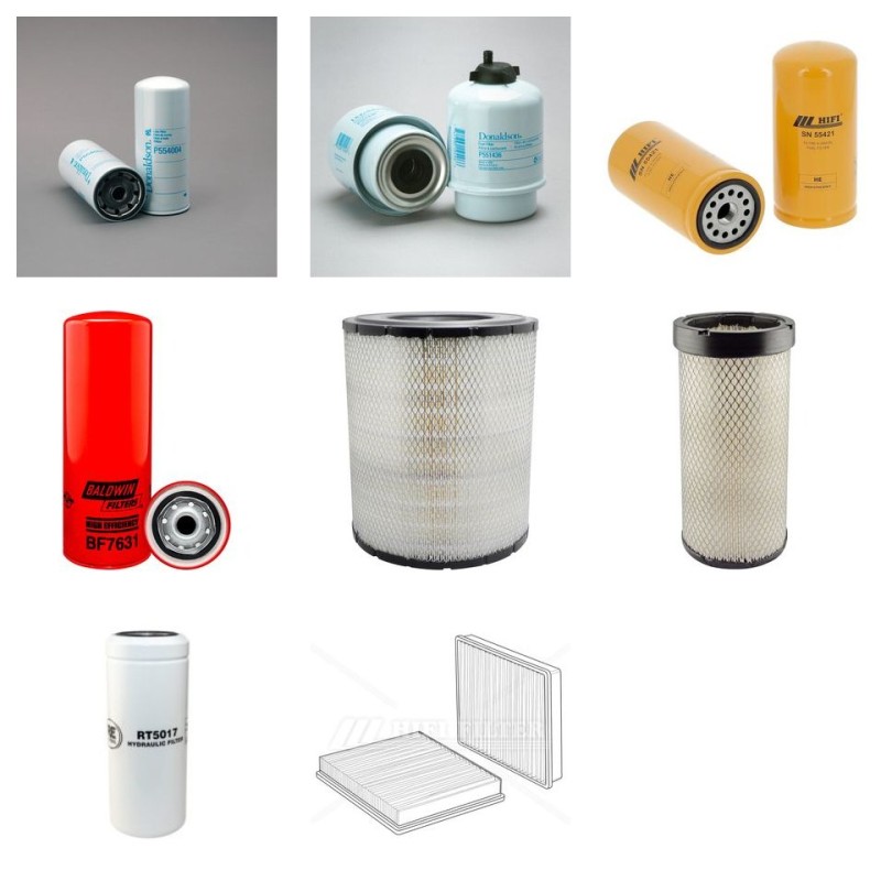 Filter kit suitable for CAT 950G with CAT 3126 Engine Serial No 2JS1-