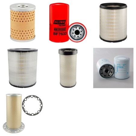 Filter kit suitable for CAT 953-/20Z1 with CAT 3024 Engine Serial No 5Z1-/ 76Y1-/78Y1061