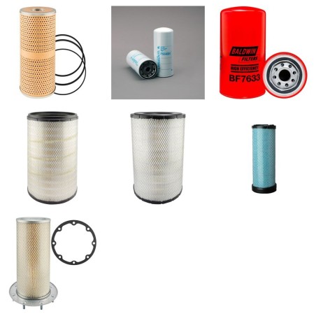 Filter kit suitable for CAT 966 Serial No 75A/42J/76J