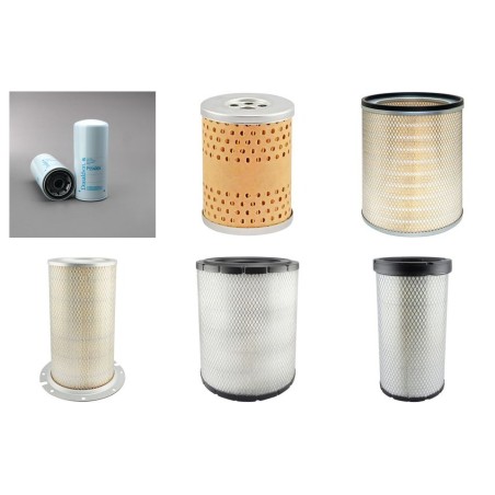 Filter kit suitable for CAT 980C Serial No 2XD1-