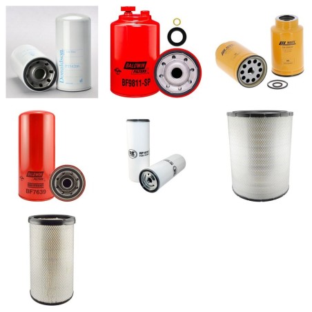 Filter kit suitable for CAT 988H with CAT C18TA ACERT Engine Air Oil Fuel Filters