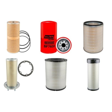 Filter kit suitable for CAT D4 Serial No 61J 7R