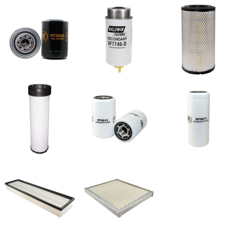 Filter kit suitable for CAT D5G with Mitsubishi 3046T Engine