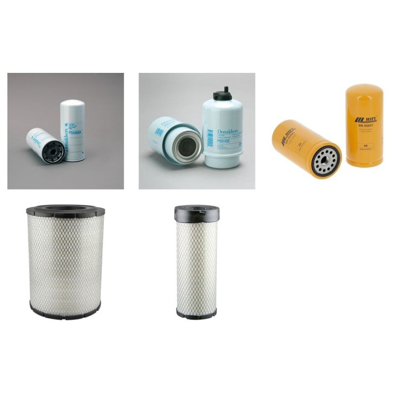 Filter kit suitable for CAT D 5 M LGP with CAT 3116 Engine Serial No 3CR1787 Air Oil Fuel