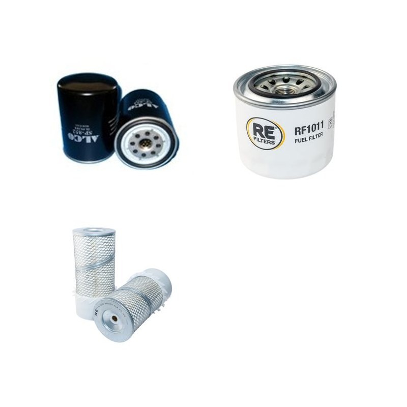 CAT E 70 Filter Service Kit Air Oil Fuel Filters w/Mitsubishi 4D31 Eng.