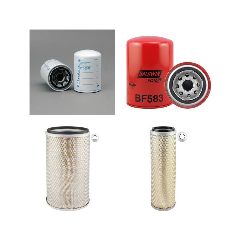 Filter kit suitable for CAT IT12 with CAT Engine Serial No 2YC1/4NC1- Air Oil Fuel Filters