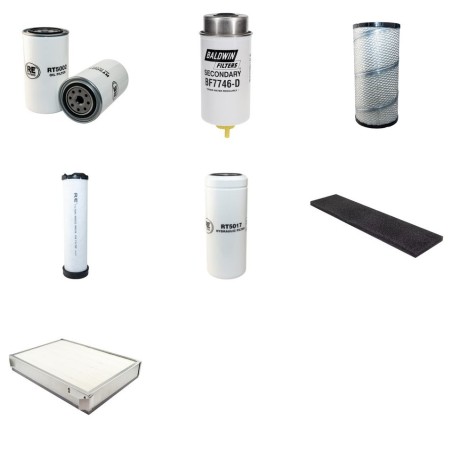 Filter kit suitable for CAT IT14G with Perkins Engine Serial No FWL00311-
