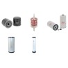 Filter kit for Case Quantum 65 C Air Oil Fuel Filters with CNH Engine  YR 01.2010-