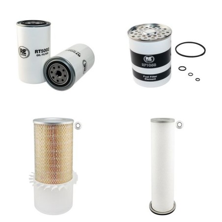 CLARK-MICHIGAN 45C Filter Service Kit Air Oil Fuel Filters w/Perkins 6.354.4 Eng.