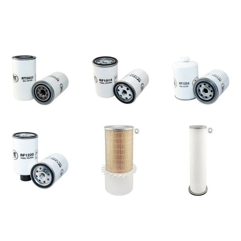 CLARK-MICHIGAN 55C Filter Service Kit Air Oil Fuel Filters w/Cummins 6BTA 5.9 Eng.