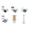 CLARK-MICHIGAN 55C Filter Service Kit Air Oil Fuel Filters w/Cummins 6BTA 5.9 Eng.