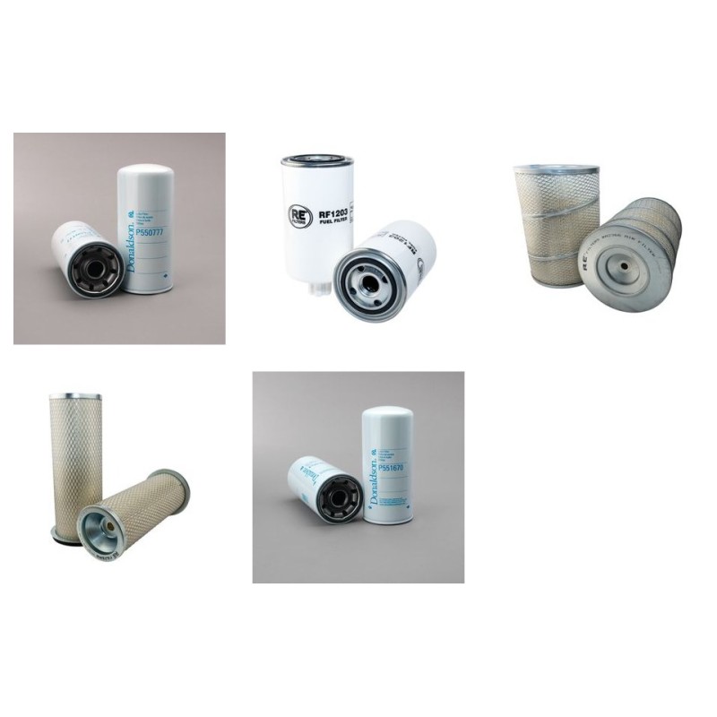 CLARK-MICHIGAN 75C Filter Service Kit Air Oil Fuel Filters w/Cummins V504C Eng.