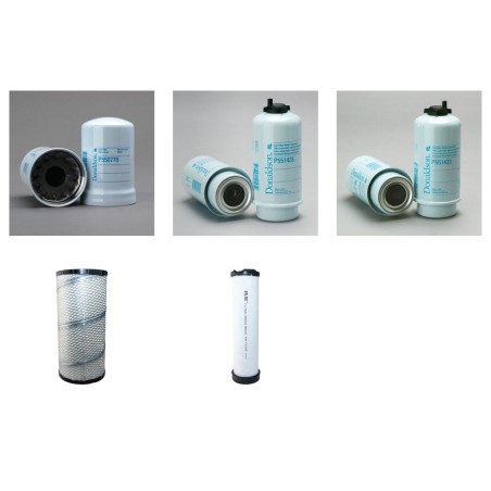 COMACCHIO MC 450 Filter Service Kit Air Oil Fuel Filters w/JOHN DEERE 4045 Eng.