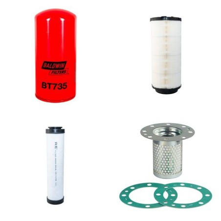 COMPAIR-HOLMAN C 25 Filter Service Kit Air Oil Fuel Filters w/Deutz F2L1011F Eng.   YR  2001-