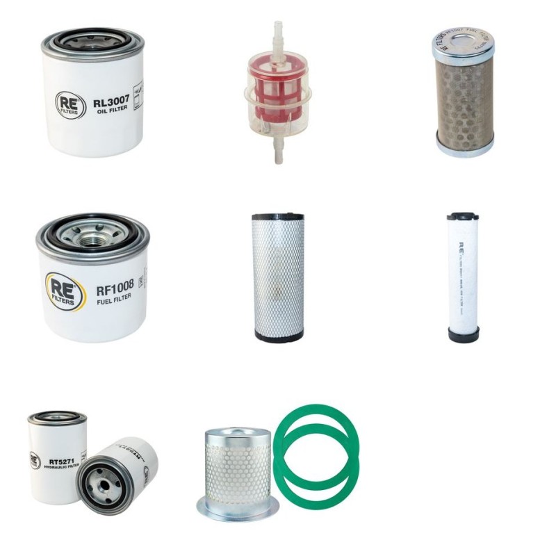 COMPAIR-HOLMAN C 30 Filter Service Kit with  Kubota V1505-EU5 Eng DLT 0206