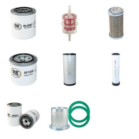 COMPAIR-HOLMAN C 30 Filter Service Kit with  Kubota V1505-EU5 Eng DLT 0206