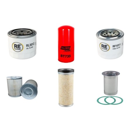 COMPAIR-HOLMAN DLT 0408 Filter Service Kit w/Yanmar 4TNV88 BKCP Eng.