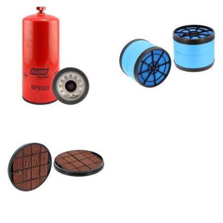 CASE STX 530 Filter Service Kit w/Cummins QSX15 Eng.     480 CH