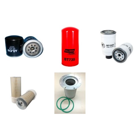 COMPAIR-HOLMAN ZITAIR ZITAIR 150P Filter Service Kit with  Perkins 504-2 Engine