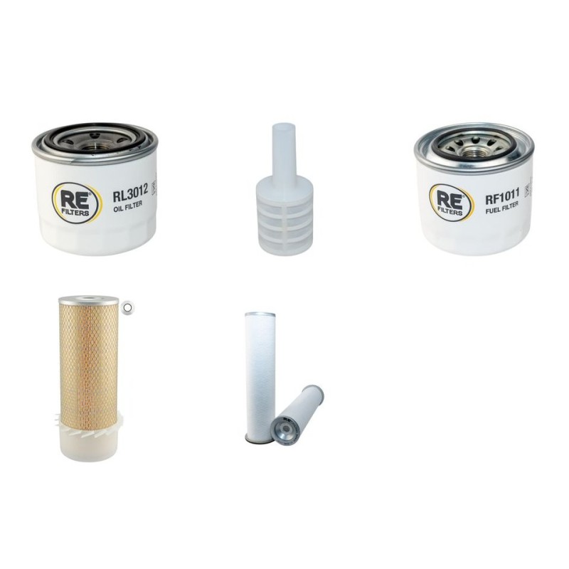 CORMIDI C 145 Filter Service Kit Air Oil Fuel Filters w/Yanmar 4TNV98 Eng.   YR  2011-
