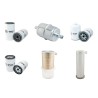 CASE 1088 C Filter Service Kit Air Oil Fuel Filters w/Cummins 6BT5.9 Eng.