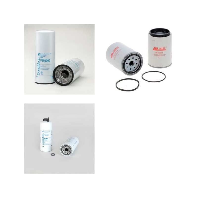 DAEWOO DH 520 Filter Service Kit Air Oil Fuel Filters w/Cummins QSM 11 Eng.