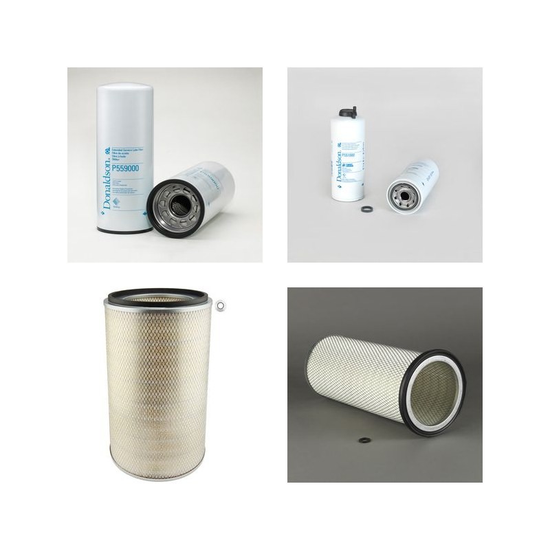 DAEWOO MEGA 500-V TIER II Filter Service Kit Air Oil Fuel Filters w/Cummins QSM 11 Eng.