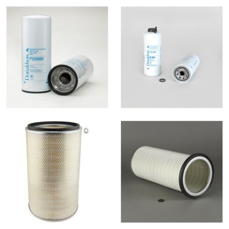 DAEWOO MEGA 500-V TIER II Filter Service Kit Air Oil Fuel Filters w/Cummins QSM 11 Eng.